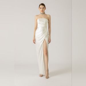 13. NWT SAU LEE PRIYANKA SATIN GOWN IN IVORY